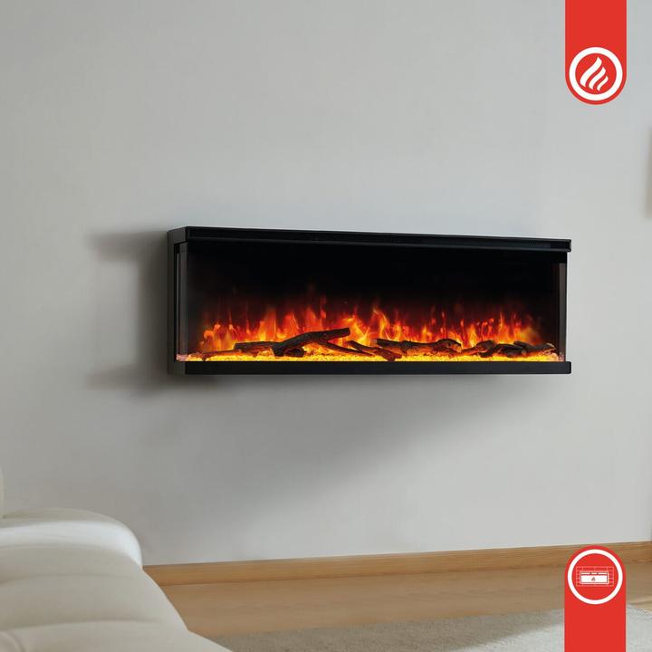 Actual product image Kaminio LEA 3-in-1 electric fireplace