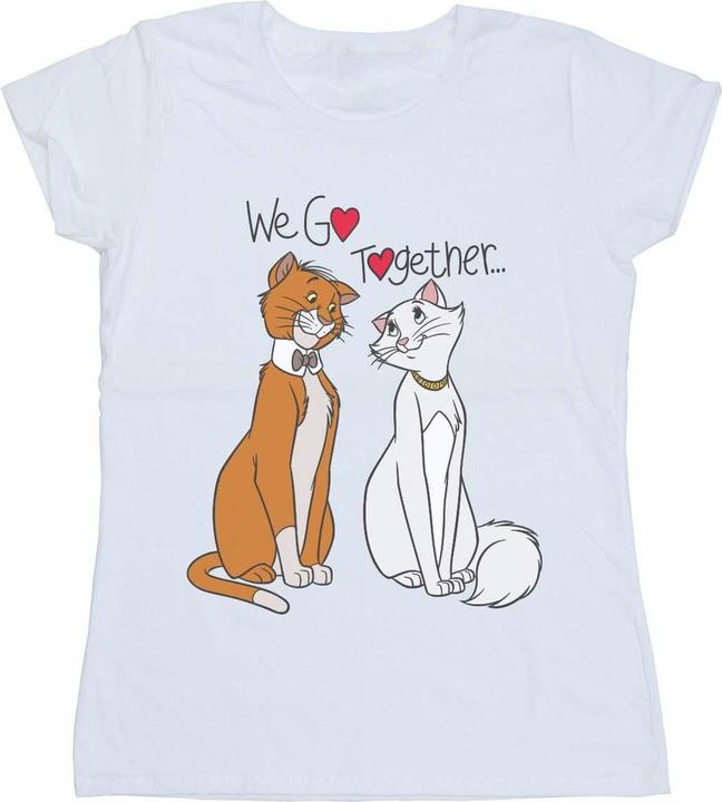 Actual product image Disney Womens/Ladies The Aristocats We Go Together Cotton T-Shirt (L)