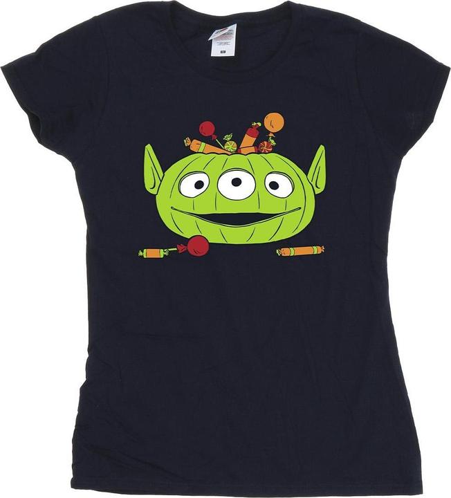 Toy Story Alien Pumpkin Basket TShirt Halloween (M)
