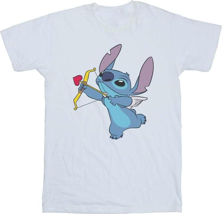 Immagine prodotto Disney Lilo And Stitch Stitch Cupid Valentines Maglietta Ampia Donna (S)