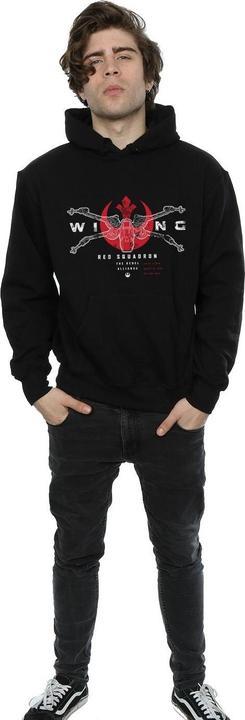 Actual product image Star Wars Mens Rogue One X-Wing Red Squadron Hoodie (3XL)