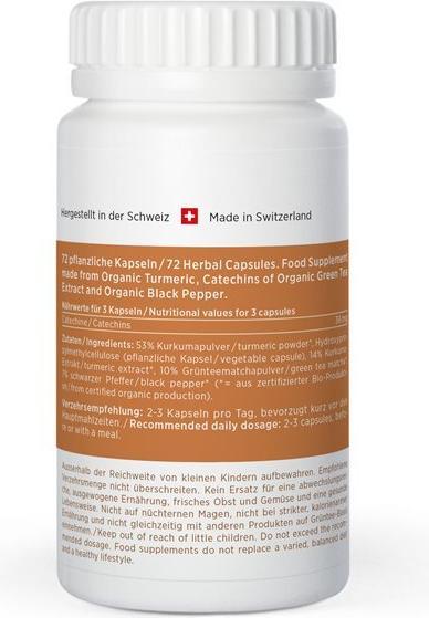 Actual product image Kingnature Kurkuma Vida (72 Piece, Capsules, 82 g)