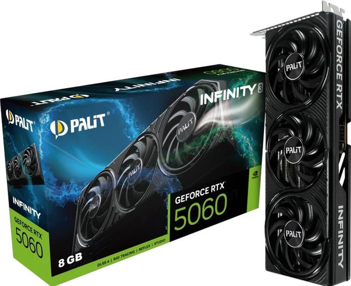 Image du produit Palit RTX 5060 8GB Infinity 3 GDDR7 3 Fan (8 Go)