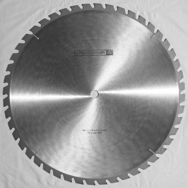 Produktbild Crossfer - NAGELFESTES HM SÄGEBLATT HOLZ-GROBSCHNITT 700 MM Ø x 4,2mm, Bohrung 30mm, 48 Zähne