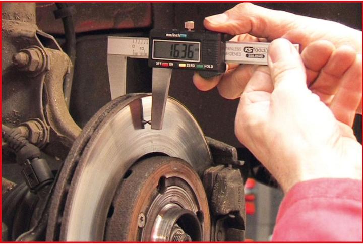 Actual product image KS Tools Digital Brake Disc Caliper 0-60mm, 160mm (6 cm)