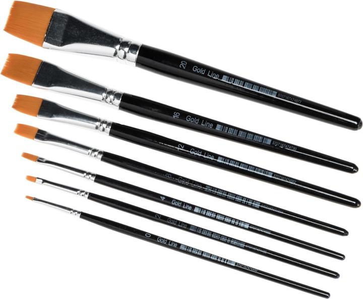 Productafbeelding Creativ Company Nylon haarborstel 7 maten (24 mm)