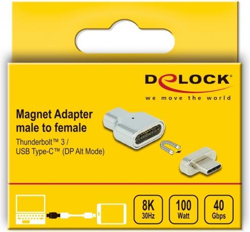 Immagine prodotto Delock Thunderbolt 3 / USB tipo C magnetico (USB-C, 2.50 cm)