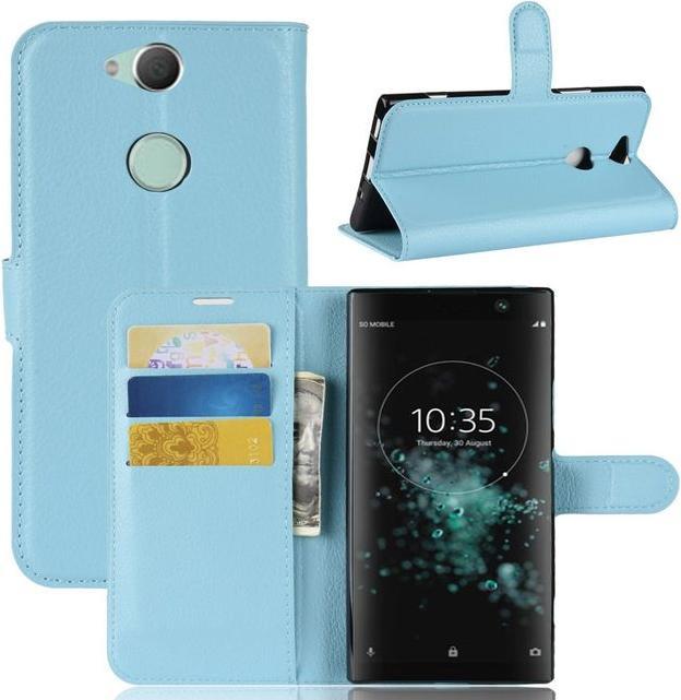 Productafbeelding MU Classic Litchi Leren Boekomslag Serie (Xperia XA2 Plus)