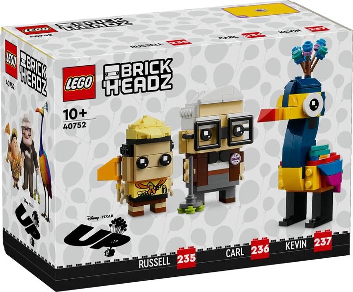 Produktbild LEGO Disney Carl, Russell und Kevin (40752, LEGO Brickheadz)