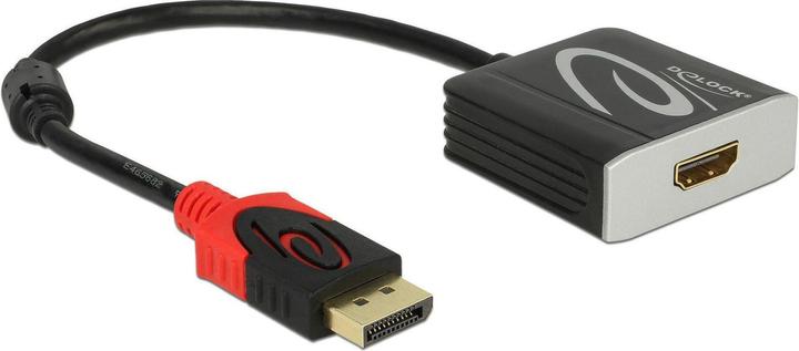 Image du produit Delock Adaptateur DisplayPort, 4K à 60hz (HDMI, 16 cm)