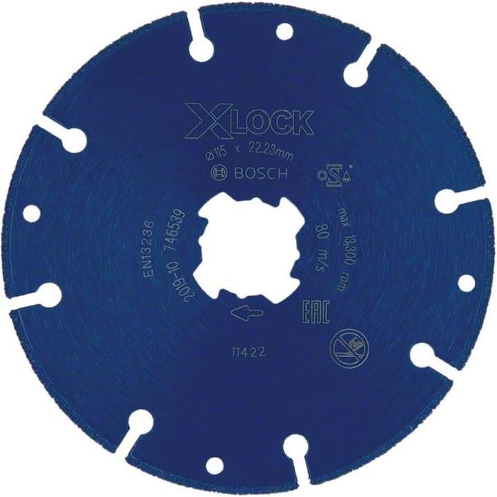 Image du produit Bosch Professional Zubehör Disque de coupe et de meulage Disque de coupe en diamant X LOCK Best for Metal 115 x 22,23 mm