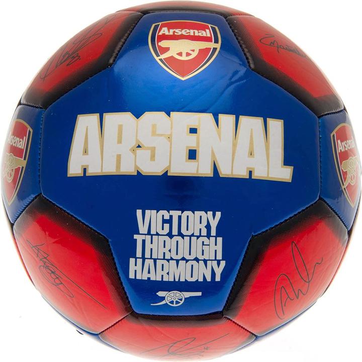 Arsenal FC Unterschrift Fussball