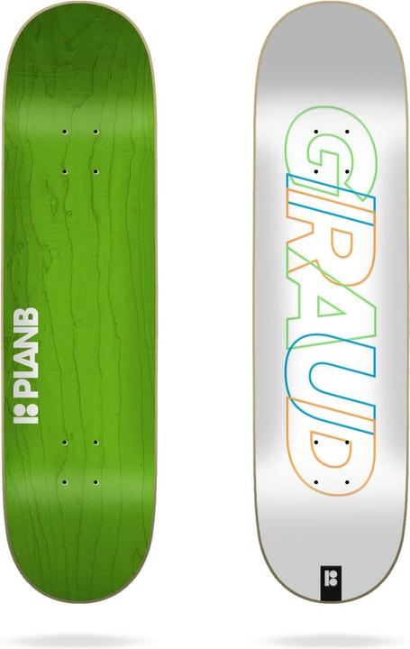 Actual product image Flip Skateboard Deck - Plan B Overlaps Giraud 8.375″ (8.38")