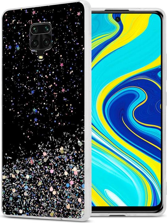 Immagine prodotto Cadorabo Custodia per Xiaomi RedMi NOTE 9 PRO / NOTE 9S TPU funkelnder Glitter (Xiaomi Redmi Note 9 Pro, Xiaomi Redmi Note 9S)