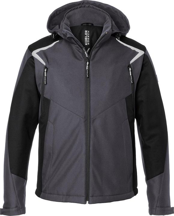 Produktbild Kübler Jacke Winter Softshell BODYFORCE anthrazit/schwarz Form 1325 Grösse XS (XS)