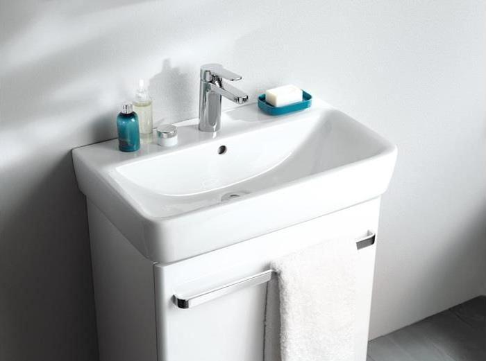 Produktbild Geberit Waschtisch Renova Compact 60 cm wei 226160000 (370 mm, 600 mm)