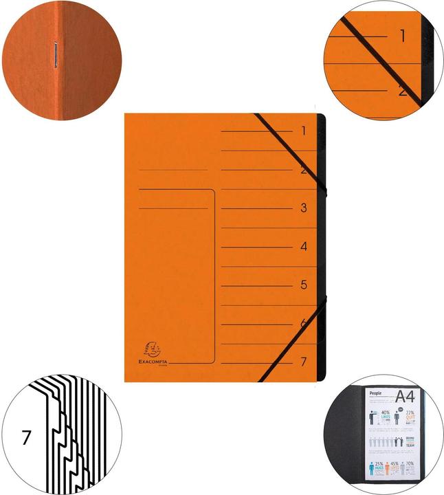 Productafbeelding Exacompta Geniete dossiermappen (A4, 1 x)