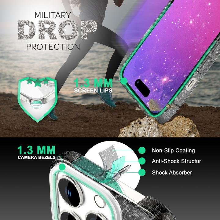 Immagine prodotto Nalia Copertina glitterata (Apple iPhone 14 Pro)