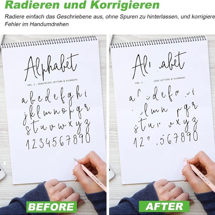 Produktbild The Toy Company 5 Stück Radierbare Gel-Stifte – Hase, Schwein, Panda & Co. (5 x)