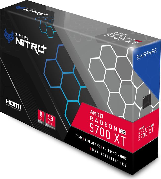 Actual product image Sapphire Nitro+ Radeon RX 5700 XT (8 GB)