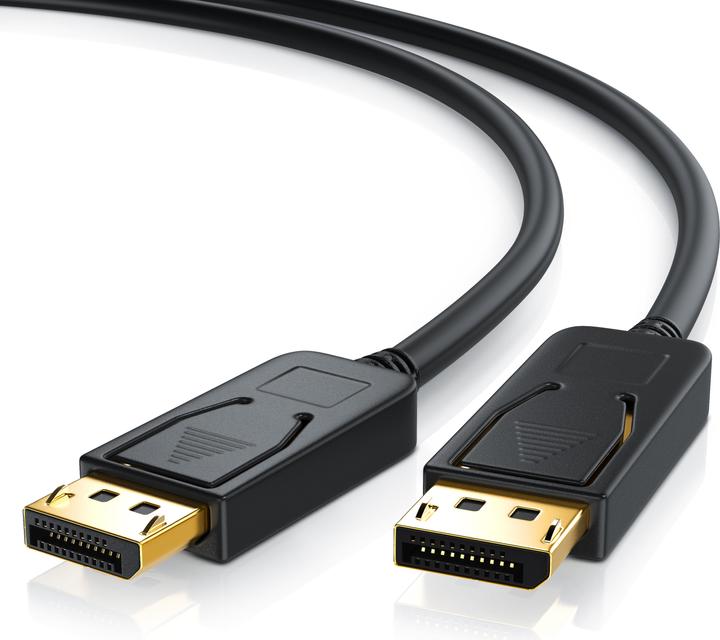 Produktbild CSL DisplayPort Kabel 4k 60Hz Ultra HD - DisplayPort 1.2 zu DP 4K 1.2 inkl. Audio-Übertragung (3 m, DisplayPort)