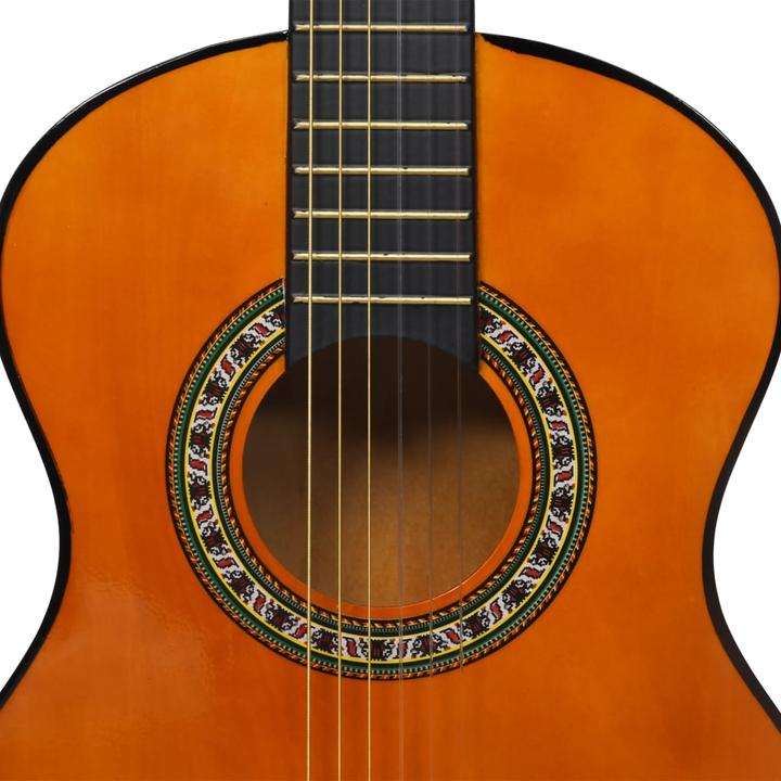 Produktbild VidaXL 8 Piece Classical Guitar Beginner Set (Akustik Gitarren Set, Nylon, Lindenholz, Hartplastik)
