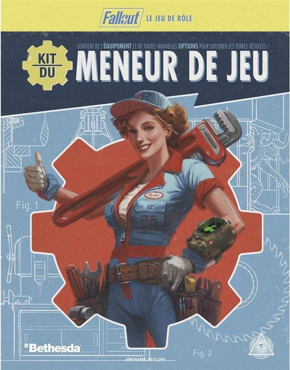 Actual product image Arkhane Asylum Fallout : Le Jeu de Rôle - Kit du Meneur de jeu (French)