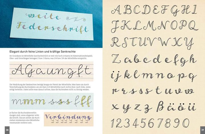 Produktbild Handlettering. Die 33 schönsten Alphabete mit Rahmen, Ornamenten und Bordüren (Deutsch, Norbert Pautner, 2017)