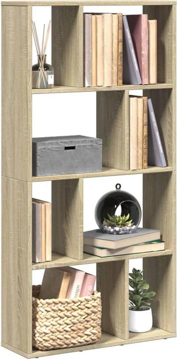 Image du produit VidaXL Bibliothèque Séparation de pièce Étagère sur pied Étagère à dossiers Étagère de bureau Chêne Sonoma (60 x 20 x 120 cm)