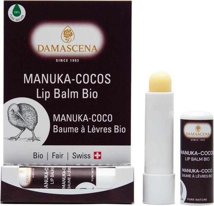 Image du produit Damascena Manuka Coco baume pour les lèvres bio (Sticks de soin)