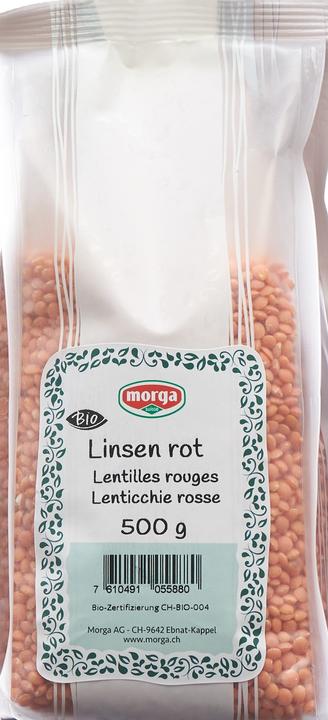 Produktbild Morga Linsen Rot Bio (500 g)