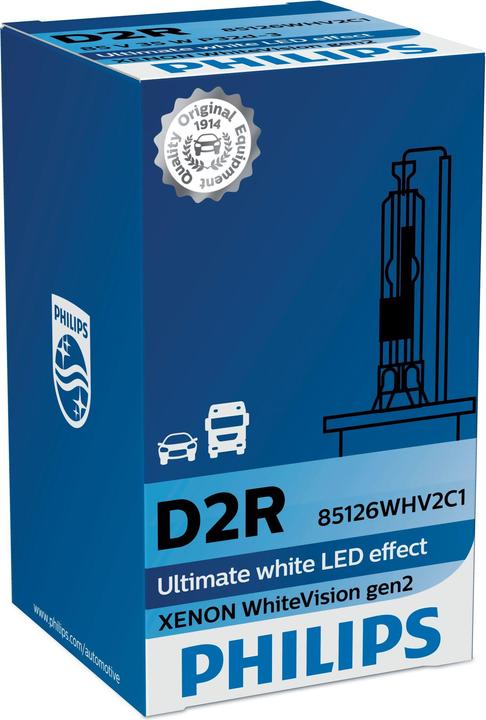 Actual product image Philips Xenon WhiteVision (D2R)