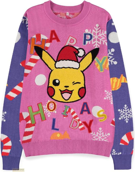 Produktbild Difuzed POKEMON - Pikachu Holiday - Pull de Noël Patché (M) (M)