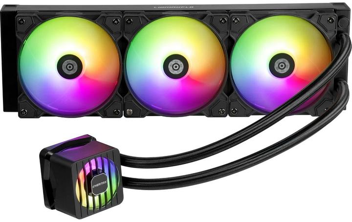 Produktbild Enermax LIQMAXFLO 360mm CPU AIO Flüssigkeitskühler - Xtreme Doppelkammerpumpe- VRM Wasserblock ARGB
