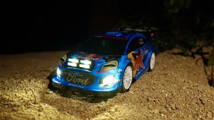 Actual product image Nikko 1:18 RC Night Mode M-Sport Ford Puma Tanak (10393)