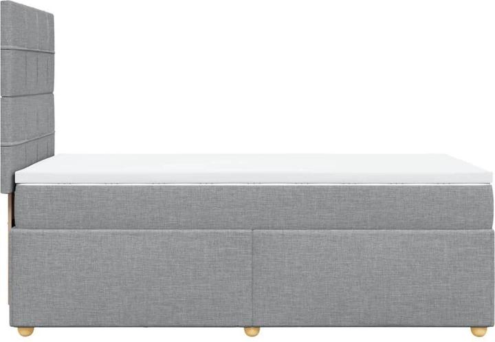 Immagine prodotto VidaXL Bo x letto a molle con materasso 90 x 190 cm in tessuto (90 x 190 cm, 90 x 190 cm)