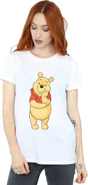 Actual product image Disney Womens/Ladies Winnie The Pooh Cute Cotton Boyfriend T-Shirt (S)