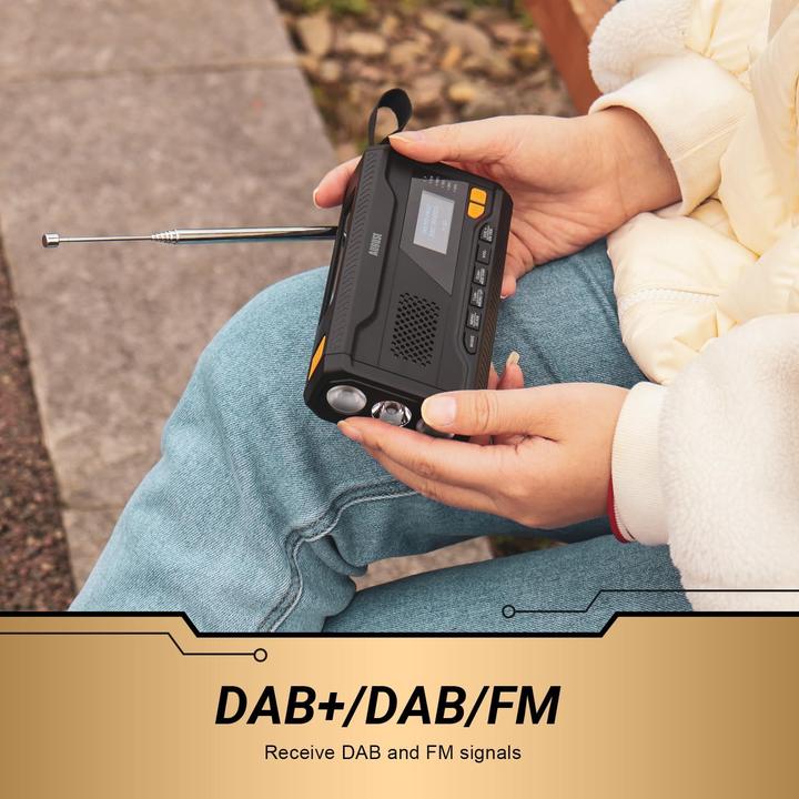 Image du produit August Kurbelradio MB290B (DAB+ DAB, FM, Bluetooth)