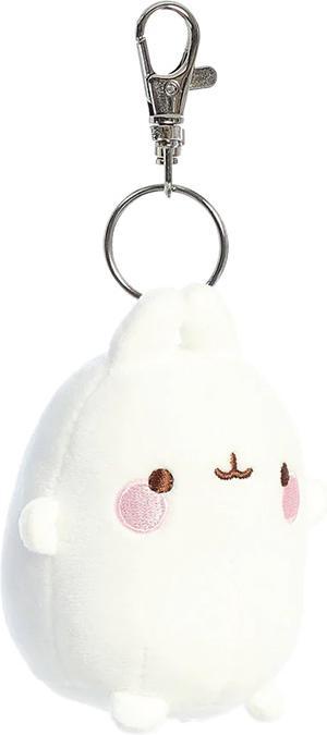 Immagine prodotto Molang AURORA, 14223, Fermaglio per chiavi, 4 pollici, peluche, bianco