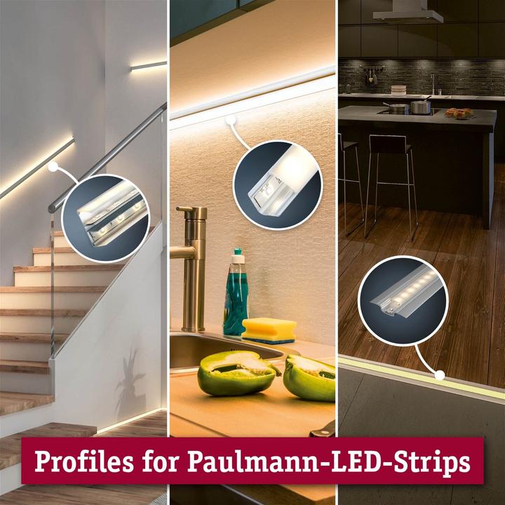 Image du produit Paulmann Base du profil Stripe (100 cm, Intérieur)
