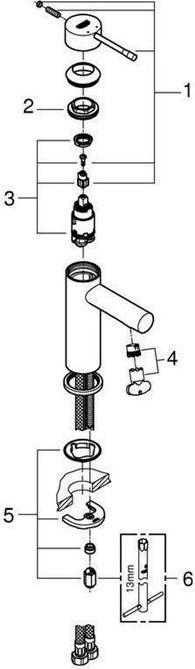 Produktbild Grohe Essence Einhand-Waschtischbatterie S-Size