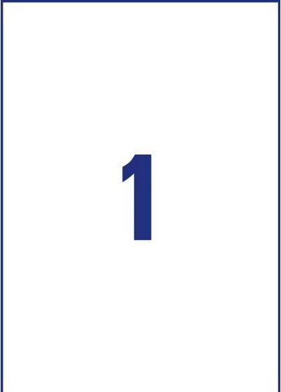 Actual product image Avery Universal labels
