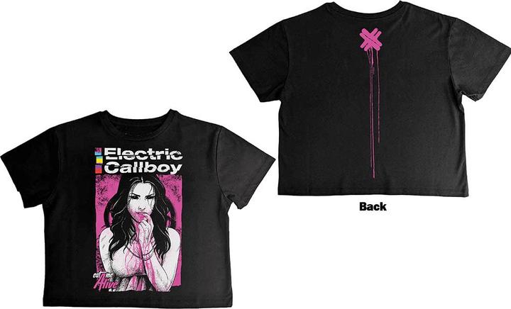 Electric Callboy Eat Me Alive Back Print Crop Top (Girlie)