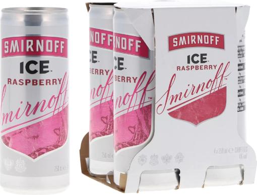 Image du produit Smirnoff Framboise glacée 250ml (24 x 25 cl)