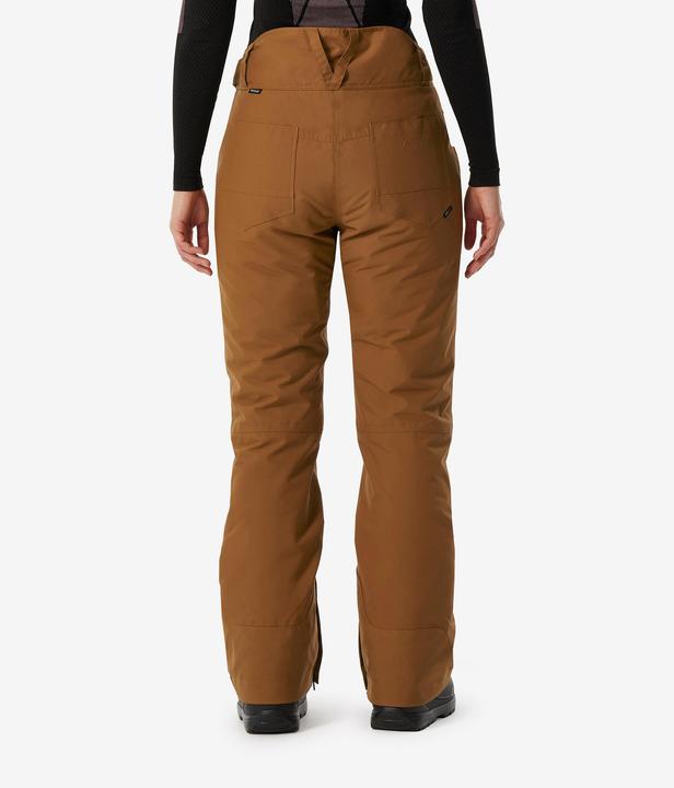 Actual product image Dreamscape Women's snowboard trousers ski trousers - SNB 500 camel (44)