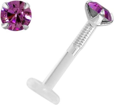Immagine prodotto Bijouteria Piercing (Bioplastica, Argento 925, Cristallo premium)