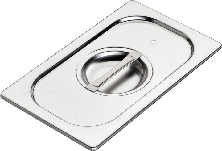 Actual product image GN Schalen GN lid 1/4 with silicone seal stainless steel 26.5x16.2cm (GN 1/4)