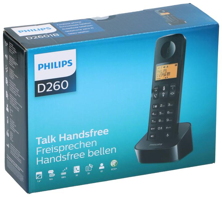 Image du produit Philips D2601B/01 Téléphone sans fil