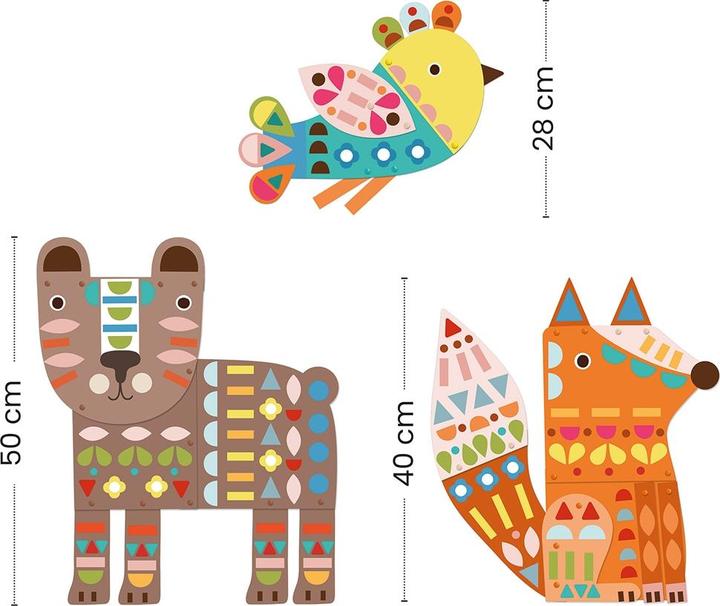 Immagine prodotto Djeco Creare con la carta - Grandi animali