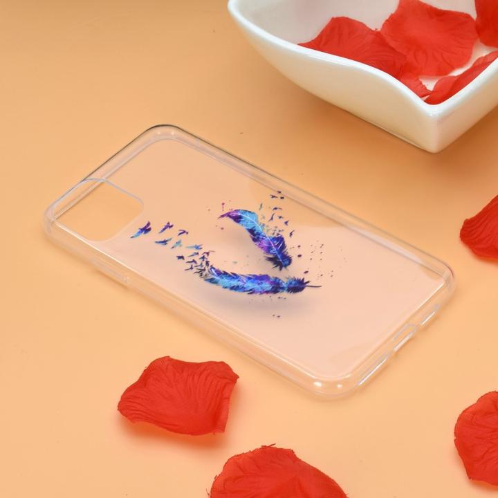 Immagine prodotto Ueli Express iPhone 12 Mini Custodia Super Slim in gomma TPU Piume (Apple iPhone 12 mini)